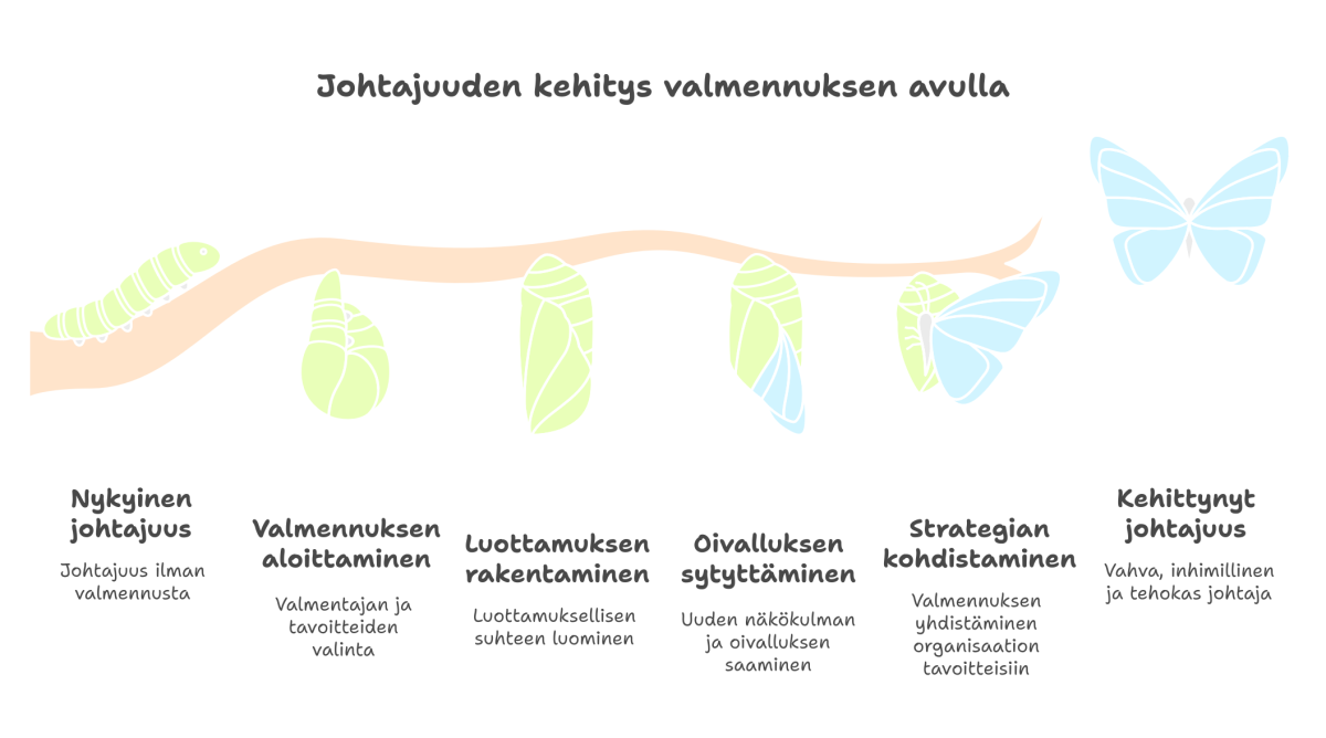 Johtajuuden kehitys valmennuksen avulla